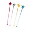 Colorful Star Cocktail Stirring Sticks Disposable Beverage Stirrers, 30Pcs