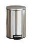 Better Homes & Gardens 3.1 Gallon Round Kitchen Step Trash Can Stainless Steel, Silver