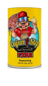 Cajun Two Step Fire 8 oz, All Purpose Seasoning, Low Sodium