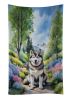Alaskan Malamute Spring Garden Kitchen Towel Dish Cloths Guest Hand Towel Decorative Bathroom Towel for Face,Tea, Dishcloth, Kitchen and Bath
