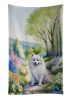 American Eskimo Spring Garden Kitchen Towel Dish Cloths Guest Hand Towel Decorative Bathroom Towel for Face,Tea, Dishcloth, Kitchen and Bath