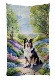 Collie Spring Path Kitchen Towel Dish Cloths Guest Hand Towel Decorative Bathroom Towel for Face,Tea, Dishcloth, Kitchen and Bath