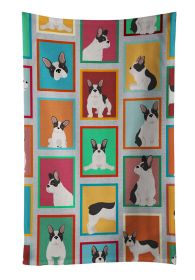 Lots of Black and White French Bulldog Kitchen Towel Dish Cloths Guest Hand Towel Decorative Bathroom Towel for Face,Tea, Dishcloth, Kitchen and Bath