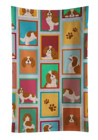 Lots of Blenheim Cavalier Spaniel Kitchen Towel Dish Cloths Guest Hand Towel Decorative Bathroom Towel for Face,Tea, Dishcloth, Kitchen and Bath