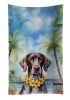 German Shorthaired Pointer Luau Kitchen Towel Dish Cloths Guest Hand Towel Decorative Bathroom Towel for Face,Tea, Dishcloth, Kitchen and Bath
