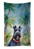 Kerry Blue Terrier Luau Kitchen Towel Dish Cloths Guest Hand Towel Decorative Bathroom Towel for Face,Tea, Dishcloth, Kitchen and Bath