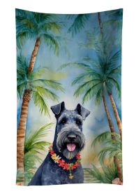 Kerry Blue Terrier Luau Kitchen Towel Dish Cloths Guest Hand Towel Decorative Bathroom Towel for Face,Tea, Dishcloth, Kitchen and Bath