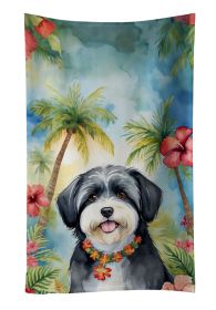 Havanese Luau Kitchen Towel Dish Cloths Guest Hand Towel Decorative Bathroom Towel for Face,Tea, Dishcloth, Kitchen and Bath