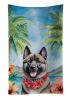 Norwegian Elkhound Luau Kitchen Towel Dish Cloths Guest Hand Towel Decorative Bathroom Towel for Face,Tea, Dishcloth, Kitchen and Bath