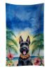 Scottish Terrier Luau Kitchen Towel Dish Cloths Guest Hand Towel Decorative Bathroom Towel for Face,Tea, Dishcloth, Kitchen and Bath