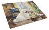 NEW Great Pyrenees Christmas Cookies Glass Cutting Board Decorative Tempered Glass Kitchen Cutting and Serving Board Large Size Chopping Board