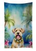 Wheaten Terrier Luau Kitchen Towel Dish Cloths Guest Hand Towel Decorative Bathroom Towel for Face,Tea, Dishcloth, Kitchen and Bath