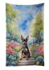 Miniature Pinscher Spring Path Kitchen Towel Dish Cloths Guest Hand Towel Decorative Bathroom Towel for Face,Tea, Dishcloth, Kitchen and Bath