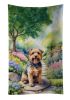 Norfolk Terrier Spring Path Kitchen Towel Dish Cloths Guest Hand Towel Decorative Bathroom Towel for Face,Tea, Dishcloth, Kitchen and Bath