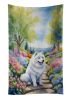 Samoyed Spring Path Kitchen Towel Dish Cloths Guest Hand Towel Decorative Bathroom Towel for Face,Tea, Dishcloth, Kitchen and Bath