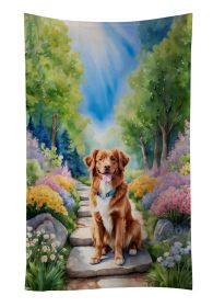 Nova Scotia Duck Tolling Retriever Spring Path Kitchen Towel Dish Cloths Guest Hand Towel Decorative Bathroom Towel for Face,Tea, Dishcloth
