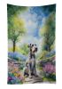 Irish Wolfhound Spring Path Kitchen Towel Dish Cloths Guest Hand Towel Decorative Bathroom Towel for Face,Tea, Dishcloth, Kitchen and Bath