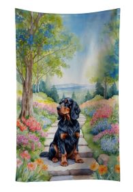 Gordon Setter Spring Path Kitchen Towel Dish Cloths Guest Hand Towel Decorative Bathroom Towel for Face,Tea, Dishcloth, Kitchen and Bath