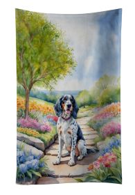 English Setter Spring Path Kitchen Towel Dish Cloths Guest Hand Towel Decorative Bathroom Towel for Face,Tea, Dishcloth, Kitchen and Bath