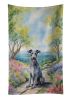 Scottish Deerhound Spring Path Kitchen Towel Dish Cloths Guest Hand Towel Decorative Bathroom Towel for Face,Tea, Dishcloth, Kitchen and Bath