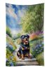 Rottweiler Spring Path Kitchen Towel Dish Cloths Guest Hand Towel Decorative Bathroom Towel for Face,Tea, Dishcloth, Kitchen and Bath