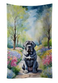 Neapolitan Mastiff Spring Path Kitchen Towel Dish Cloths Guest Hand Towel Decorative Bathroom Towel for Face,Tea, Dishcloth, Kitchen and Bath