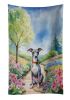 Italian Greyhound Spring Path Kitchen Towel Dish Cloths Guest Hand Towel Decorative Bathroom Towel for Face,Tea, Dishcloth, Kitchen and Bath