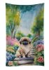 Pekingese Spring Path Kitchen Towel Dish Cloths Guest Hand Towel Decorative Bathroom Towel for Face,Tea, Dishcloth, Kitchen and Bath