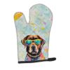 Chocolate Labrador Hippie Dawg Oven Mitt Heat Resistant Thick Oven Mitt for Hot Pans and Oven, Kitchen Mitt Protect Hands, Cooking Baking Glove