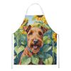 Irish Terrier in Sunflowers Apron Cooking Kitchen Server Baking Crafts Gardening for Adult Women Men, Unisex, Large, Multicolor