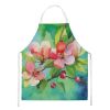 NEW Arkansas Apple Blossom in Watercolor Apron Cooking Kitchen Server Baking Crafts Gardening for Adult Women Men, Unisex, Large, Multicolor