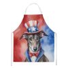 Greyhound Patriotic American Apron Cooking Kitchen Server Baking Crafts Gardening for Adult Women Men, Unisex, Large, Multicolor
