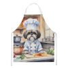 Shih Tzu The Chef Apron Cooking Kitchen Server Baking Crafts Gardening for Adult Women Men, Unisex, Large, Multicolor
