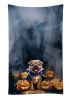 Shar Pei Puppy Halloween Kitchen Towel Dish Cloths Guest Hand Towel Decorative Bathroom Towel for Face,Tea, Dishcloth, Kitchen and Bath