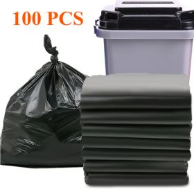 Plastics 30 Gallon Trash Bags (100PCS) 31" x 35" - Large Heavy Duty Can Liners - Plastic Black Garbage Bags for Lawn, Leaf, Contractor, Yard