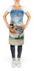 Northern Pintail Apron Cooking Kitchen Server Baking Crafts Gardening for Adult Women Men, Unisex, Large, Multicolor