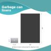 Pack of 200 Regular Duty Trash Bags, Black 36 x 58. High Density Opaque Trash Bags 36x58. Thickness 0.7 Mil. 55 Gallon Garbage Bin Liners for Office