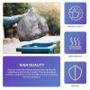 Outdoor Trash Bags Large 30" x 37", Pack of 500 Clear Trash Can Liners, Thin 0.39 Mil Polyethylene Big Garbage Bags Unscented