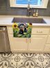 Neapolitan Mastiff in Sunflowers Kitchen Towel Dish Cloths Guest Hand Towel Decorative Bathroom Towel for Face,Tea, Dishcloth, Kitchen and Bath