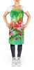 NEW Arkansas Apple Blossom in Watercolor Apron Cooking Kitchen Server Baking Crafts Gardening for Adult Women Men, Unisex, Large, Multicolor