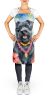 Bouvier des Flandres Luau Apron Cooking Kitchen Server Baking Crafts Gardening for Adult Women Men, Unisex, Large, Multicolor
