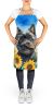 Cairn Terrier in Sunflowers Apron Cooking Kitchen Server Baking Crafts Gardening for Adult Women Men, Unisex, Large, Multicolor