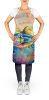 Yellowfin Tuna Apron Cooking Kitchen Server Baking Crafts Gardening for Adult Women Men, Unisex, Large, Multicolor