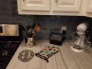 Lots of Black French Bulldog Oven Mitt Heat Resistant Thick Oven Mitt for Hot Pans and Oven, Kitchen Mitt Protect Hands, Cooking Baking Glove