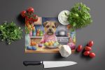 NEW Decorating Easter Border Terrier Glass Cutting Board Decorative Tempered Glass Kitchen Cutting and Serving Board Large Size Chopping Board