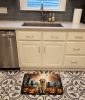 Golden Retriever Spooky Halloween Memory Foam Kitchen Mat Machine Washable Anti-Fatigue Mat Cushion Comfort Bath Mat or Kitchen Rug