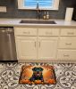 Rottweiler Fall Memory Foam Kitchen Mat Machine Washable Anti-Fatigue Mat Cushion Comfort Bath Mat or Kitchen Rug