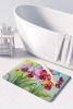 Orchids in Watercolor Memory Foam Kitchen Mat Machine Washable Anti-Fatigue Mat Cushion Comfort Bath Mat or Kitchen Rug