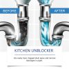 Jaysuing Kitchen Pipe Cleaner, Kitchen Drain Drain Blockage Cleaning Grease Cleaner