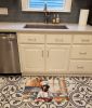 Chocolate Labrador Retriever The Chef Memory Foam Kitchen Mat Machine Washable Anti-Fatigue Mat Cushion Comfort Bath Mat or Kitchen Rug